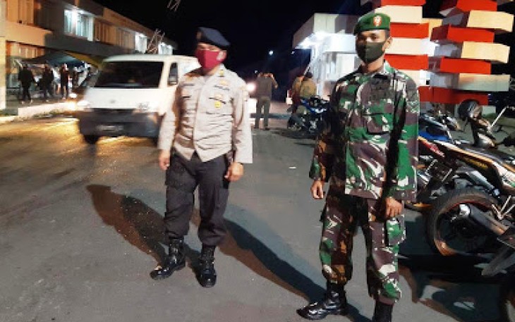 Aparat Gabungan Laksanakan Pengamanan di Tiap-Tiap Sudut Kota Bitung