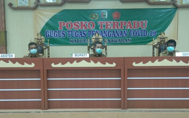 Bupati Pesawaran Minta Setiap Desa Dirikan Posko dan Anggarkan Penanggulangan Covid-19