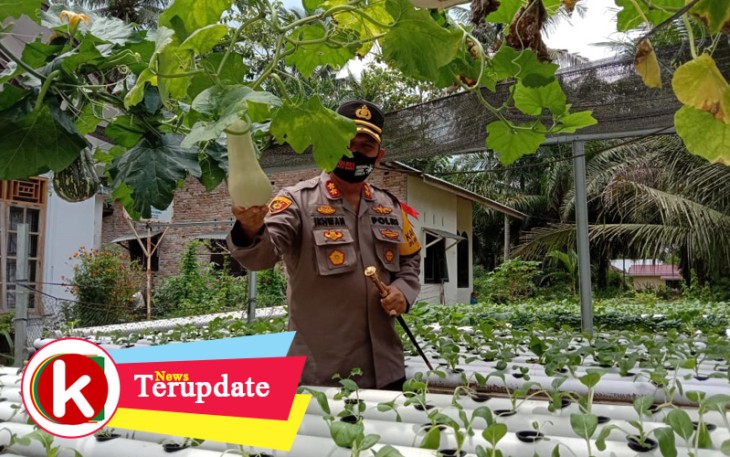 Kapolres Batu Bara Kunjungi Rumah Tanaman Bhabinkantibmas