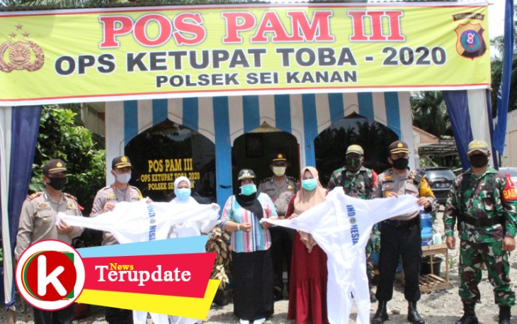 Kapolres Cek Pos Pam Pencegah Masyarakat Lakukan Mudik