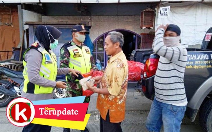 Begini Cara TNI-Polri Tanjung Brebes Ajak Masyarakat Pakai Masker dan Perlakukan ODGJ