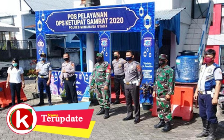 TNI-Polri Bersinergi di Posko Pengamanan Terpadu Operasi Ketupat 2020
