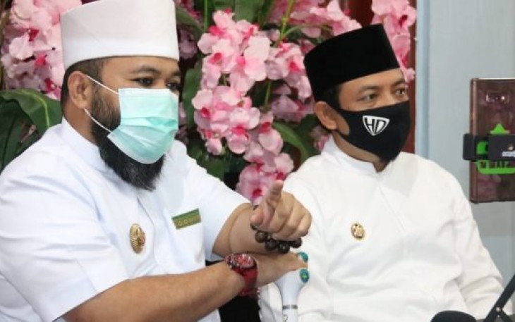 Wali Kota Bengkulu Helmi Hasan dan Wakil Wali Kota Bengkulu Dedy Wahyudi 