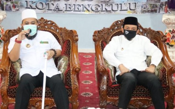 Wali Kota Bengkulu Helmi Hasan dan Wakil Wali Kota Bengkulu Dedy Wahyudi  