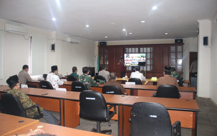 Suasana Rakor di Mapolda Kepri