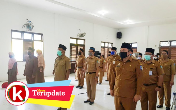 Pejabat Eselon II III dan IV saat dilantik