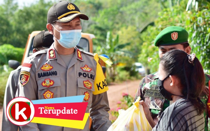 Polres Bintan Salurkan Bantuan Kapolri Berupa Beras ke Masyarakat