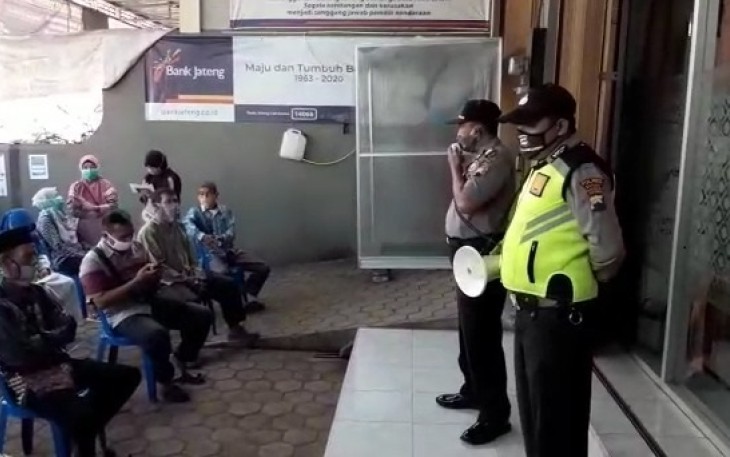 Polsek Limpung Polres Batang Kembali Sosialisasi New Normal