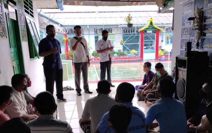 Satresnarkoba Polres Lingga Lakukan Penyuluhan di Lapas Dabo Singkep