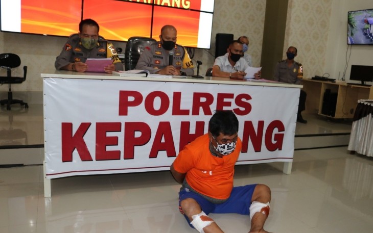 Konferensi pers Polres Kepahiang