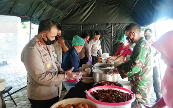 Dapur Lapangan TNI-Polri Bitung