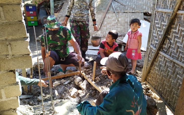 Rumah Supiyah Juga Dapatkan Program TMMD 108 Tulungagung