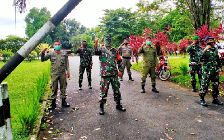 Penjagaan Rumah Singgah Covid-19 di Diklat BPPSDM Desa Watutumou Masih Berlanjut