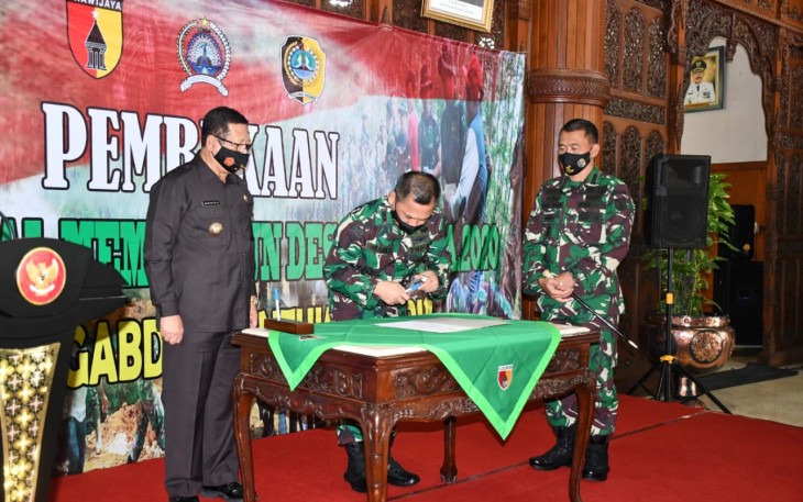 Dandim 0807/Tulungagung Terima Tugas Pengerjaan TMMD dari Bupati