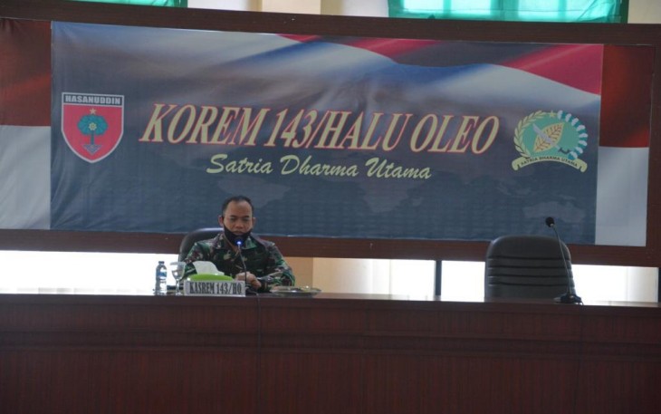 Kasrem 143/HO Pimpin Kegiatan Daya Serap