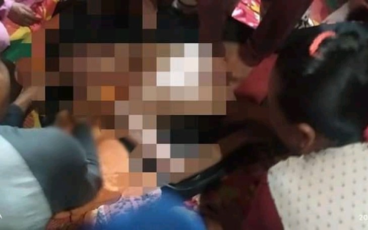 Korban saat ditemukan dalam kondisi meninggal dunia