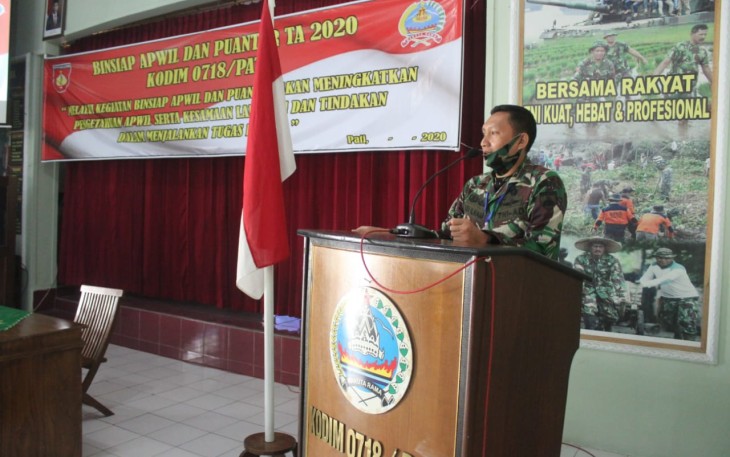  Komandan Kodim 0718/Pati Letkol Czi Adi Ilham zamani,SE, M.I.Pol