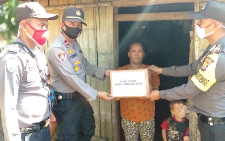Polsek SAM Polda Bengkulu Gelar Polri Berbagi
