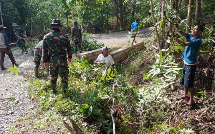 Budaya Gotong-Royong TNI dan Masyarakat Merupakan Senjata Andalan TMMD