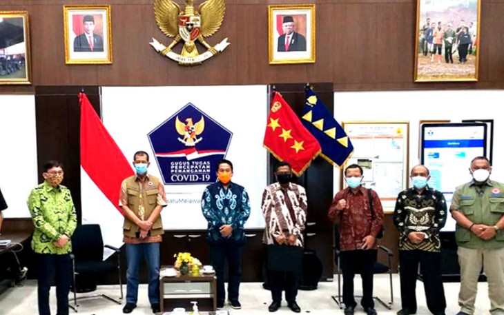 Pertemuan Tim Gugus Tugas Pemkab Bintan dengan Ketua BNPB