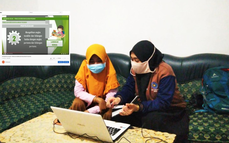 Mahasiswa KKN Umsida Beri Bantuan Kepada Guru