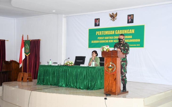 Ny. Vera Jannie Aldrin Siahaan: “Isteri Prajurit Harus Mandiri Dan Dukung Penuh Tugas Suami”