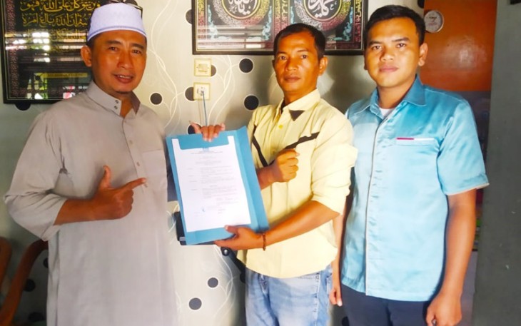 DPW Partai Gelora Jambi Serahkan SK DPD Partai Gelora Merangin