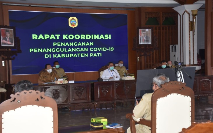Haryanto pimpin langsung rapat kordinasi penanggulangan covid-19