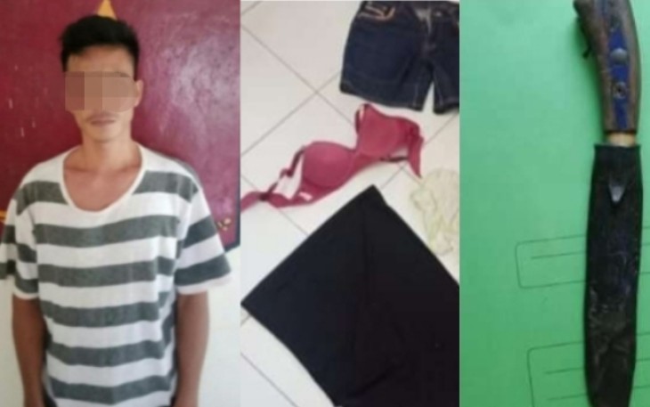 Tersangka dan Barang Bukti saat diamankan
