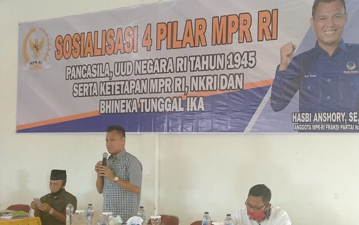 Hasbi Anshory Sosialisasi 4 Pilar Kebangsaan Kepada Tenaga Pendidik