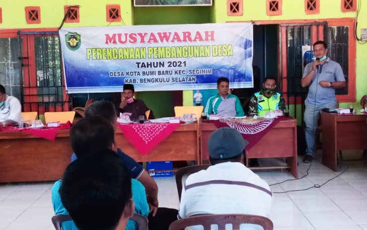 Pemdes Kota Bumi Baru Musyawarah Perencanaan Pembangunan Desa Tahun 2021