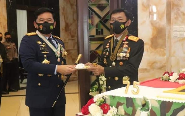Kapolri ucapkan selamat HUT TNI ke 75,Senin 5/10/2020