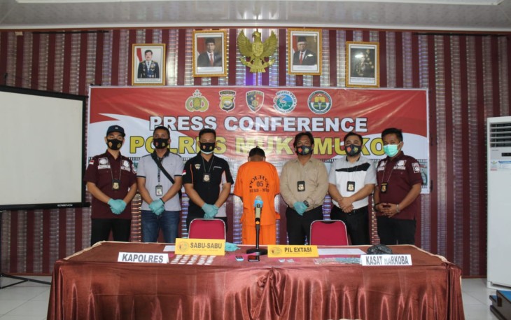 Polres Mukomuko Melakukan Konferensi Pers 