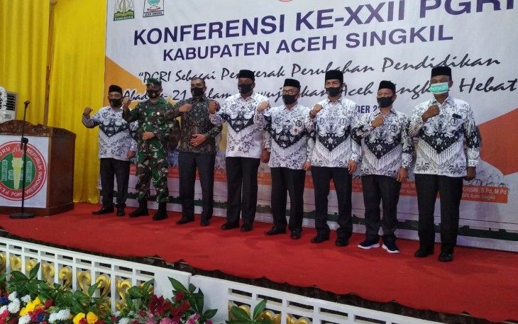 Konferensi PGRI ke-XXII Aceh Singkil.