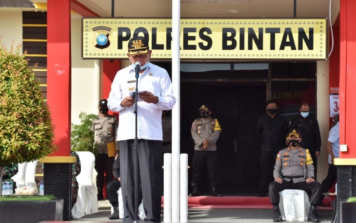 Polres Bintan Gelar Kesiapan Penanganan Bencana Alam Sekaligus Antisipasi La Nina 