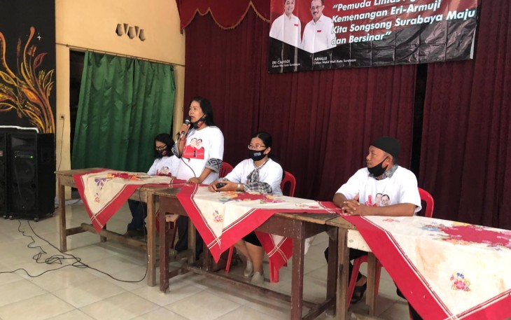 Aliansi Kebangsaan di Pucang Anom Deklarasi Dukung Paslon Eri-Armuji