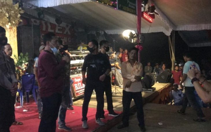 Dua Pesta Pernikahan di Muara Lakitan Mura Dibubarkan Aparat