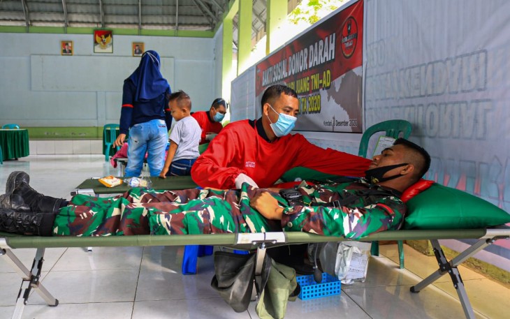 Kodim 1417/Kendari Gelar Donor Darah