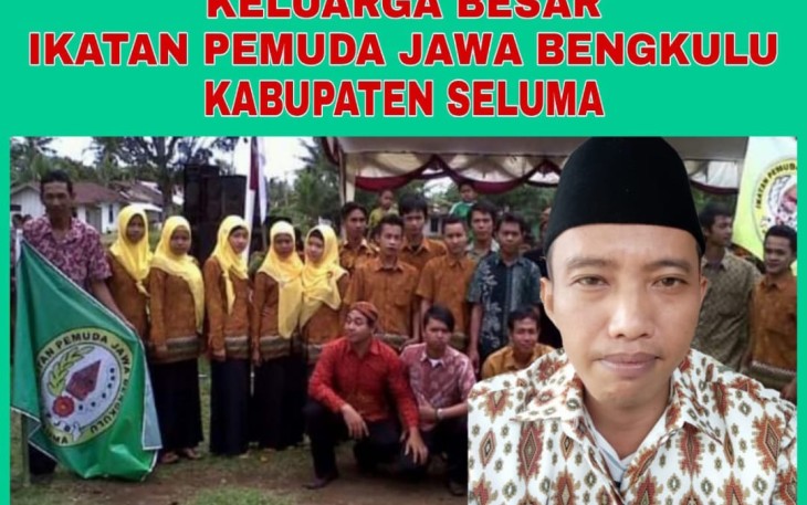 Ketua Umum Ikatan Pemuda Jawa Bengkulu (IPJB) Kabupaten Seluma Agung Wahyudi S Pd