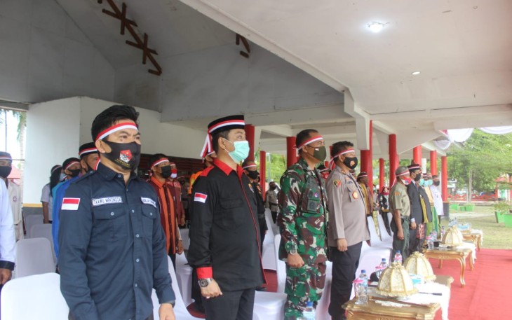 Dandim 1412/Kolaka Hadiri Apel Kebangsaan Dalam Menjaga Keutuhan NKRI 