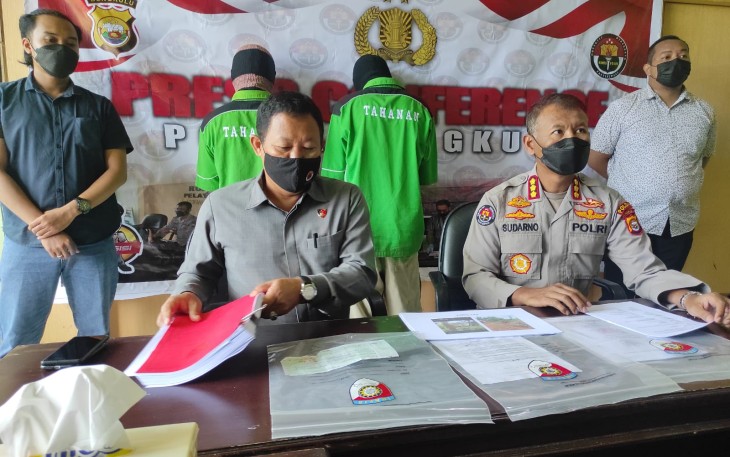 Serobot lahan PT. Hasfram, 7 Orang Warga Kota Bengkulu jadi Tersangka Mafia Tanah