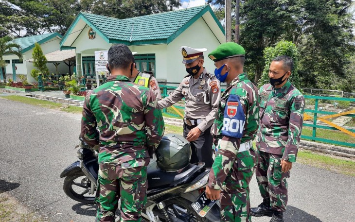  Kipan A Yonif 725/Woroagi Terima Sosialisasi Safety Riding