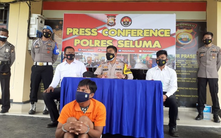 Polres Seluma Melakukan Konferensi Pers 
