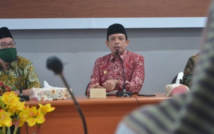 Wakil Walikota Bengkulu Dedy Wahyudi Saat Berkunjung ke Universitas Muhamadiah Bengkulu