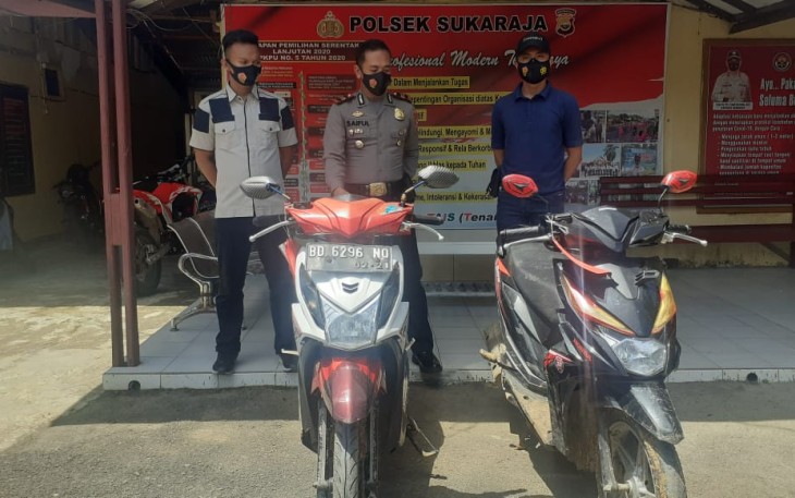 Polisi saat tunjukan barang bukti
