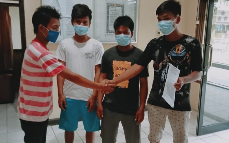 Polsek Mukomuko Selatan Damaikan Remaja Terlibat Penganiayaan