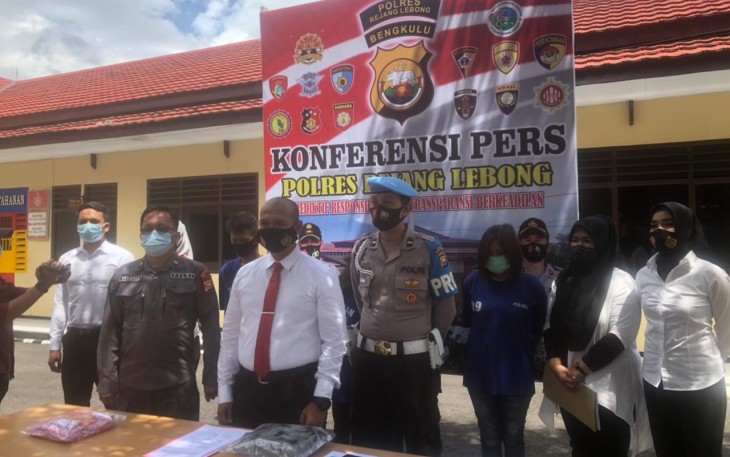 Polres Rejang Lebong Melakukan Konferensi Pers 