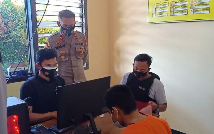 Terduga Pelaku Diamankan 