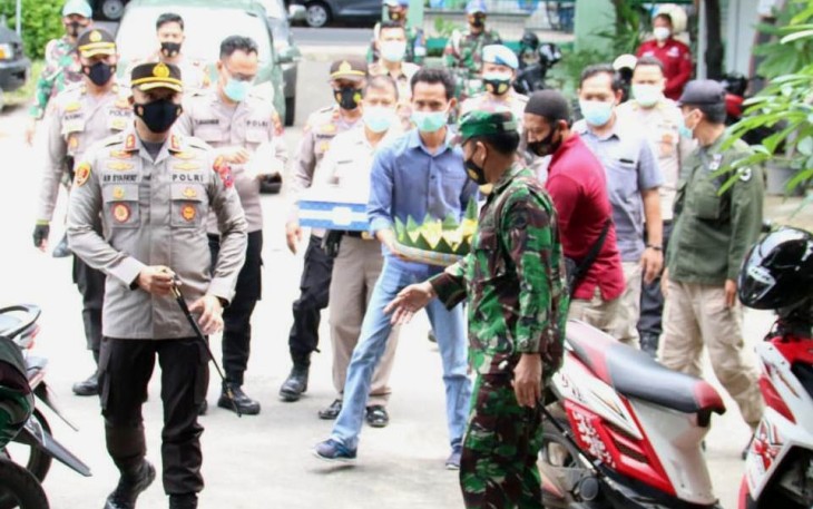 Dandim bersama  Kapolres kunjungi kantor PWI Pati