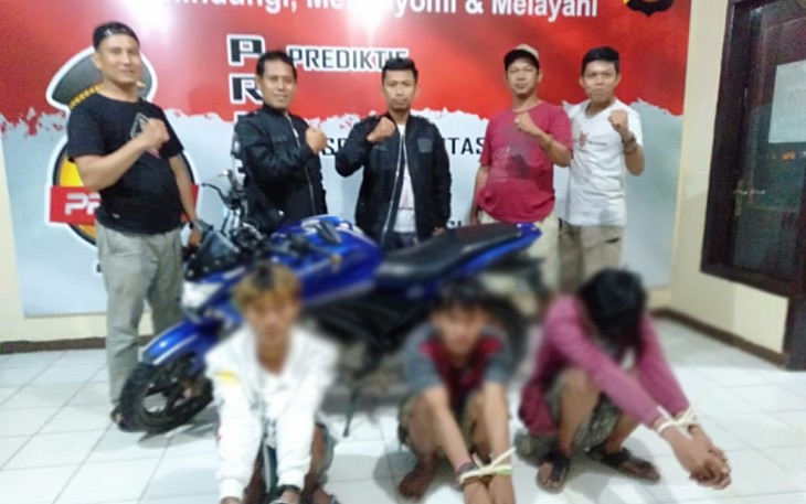 TIga Terduga Pelaku Diamankan  